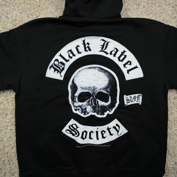 VINTAGE DEADSTOCK 2003 BLACK LABEL SOCIETY BLS HOODIE SWEATSHIRT BRAVADO SDMF - Picture 1 of 10
